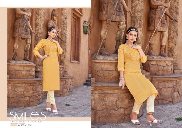 Kalaroop Vanessa Designer Long Kurti With Bottom Collection